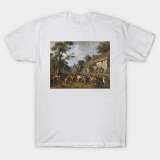 The Foot-Ball Play by Alexander Carse T-Shirt